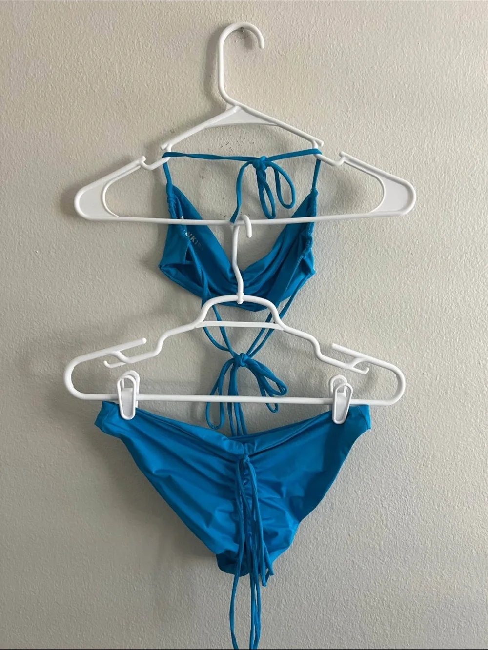 Frankie's Bikinis Bright Blue Tie-Back Two-Piece